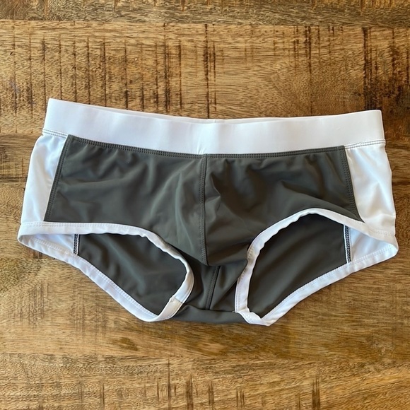 Pool Boy Other - Pool Boy Gray/White Swimsuit